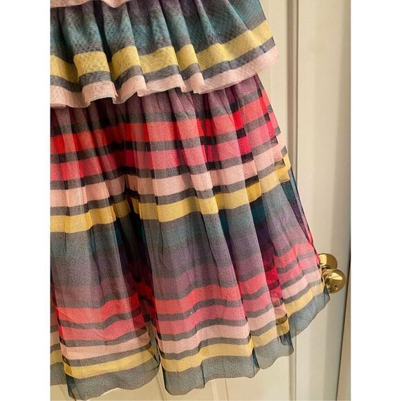 SONIA RYKIEL Striped Tulle Dress Pink - Picture 7 of 9